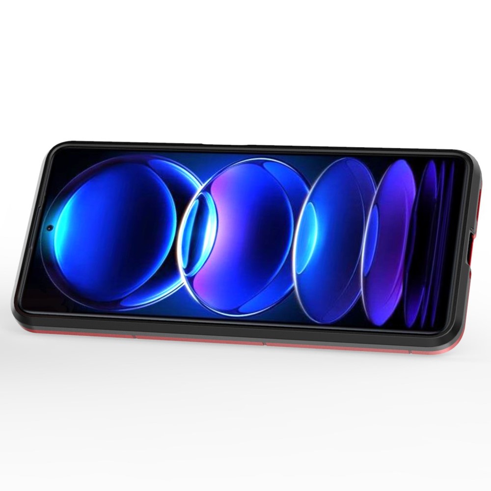  Xiaomi Redmi Note 12 Pro 5G Skal Ring Hybrid Armor Röd