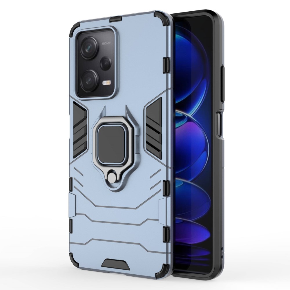  Xiaomi Redmi Note 12 Pro 5G Skal Ring Hybrid Armor Blå
