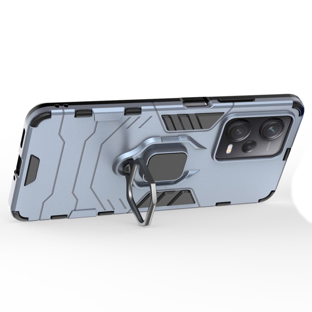  Xiaomi Redmi Note 12 Pro 5G Skal Ring Hybrid Armor Blå