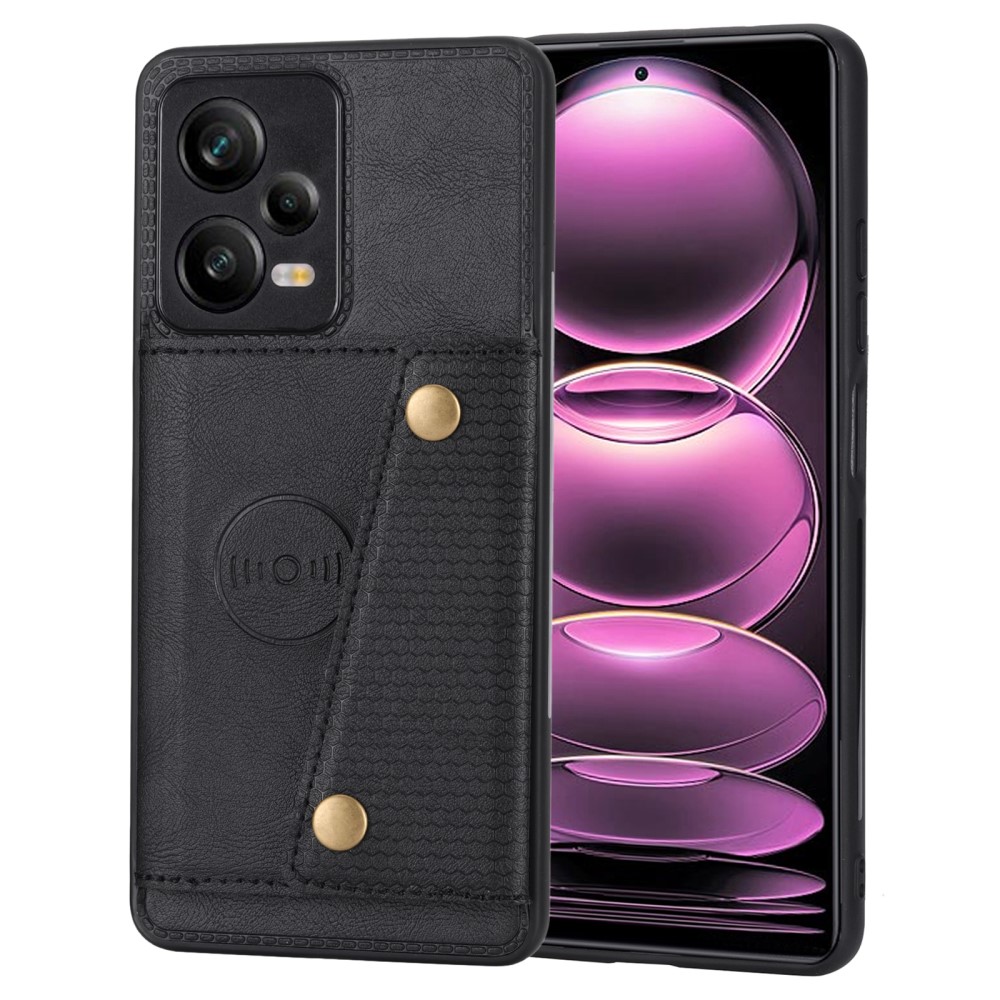  Xiaomi Redmi Note 12 Pro 5G Skal Läder Med Kortfack Och Magnet