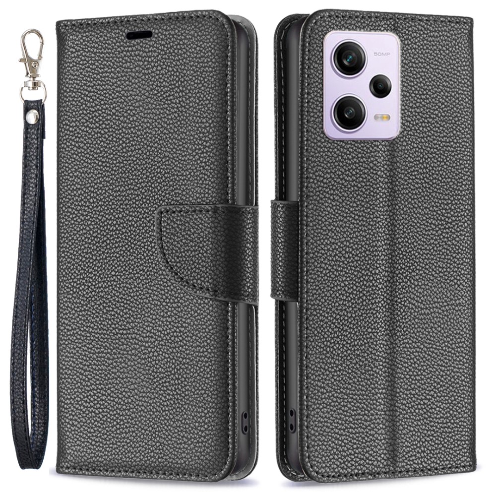  Xiaomi Redmi Note 12 Pro 5G Fodral Shark Solid Läder Svart