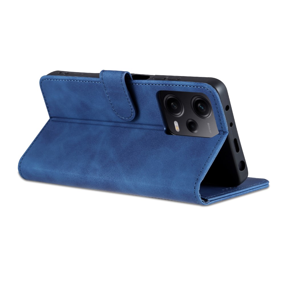 AZNS AZNS Xiaomi Redmi Note 12 Pro 5G Fodral Retro Läder Blå