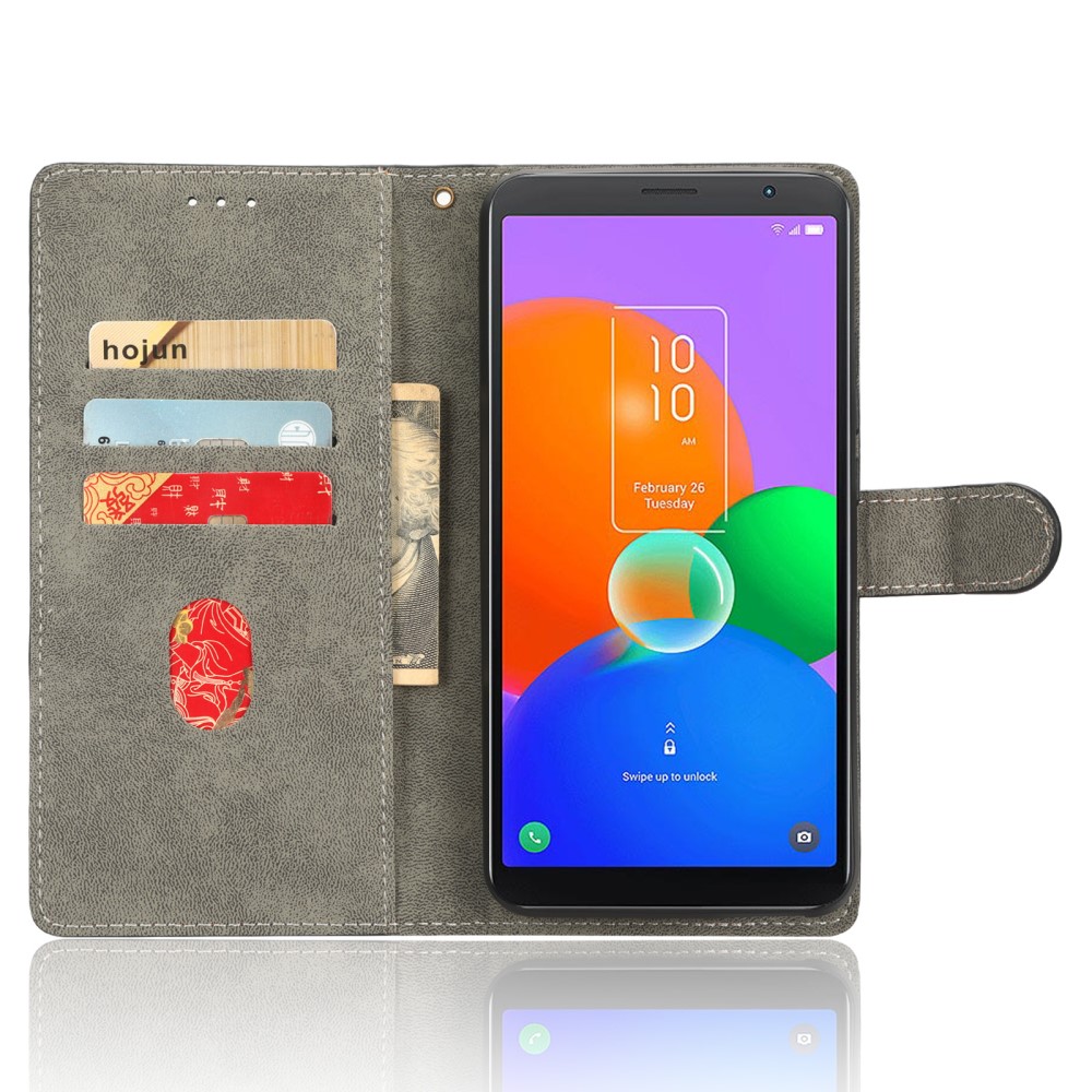  TCL 403 (2023) Fodral RFID Läder Grön