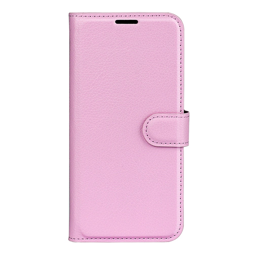  Xiaomi Redmi 12C 4G Fodral Litchi Läder Ljus Rosa