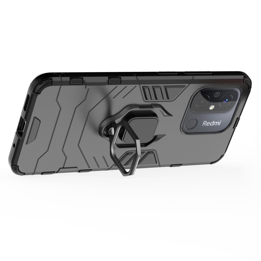  Xiaomi Redmi 12C 4G Skal Ring Hybrid Armor Svart