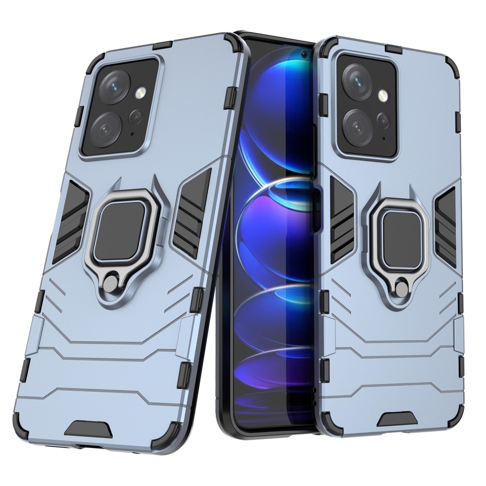  Xiaomi Redmi Note 12 4G Skal Ring Hybrid Armor Blå