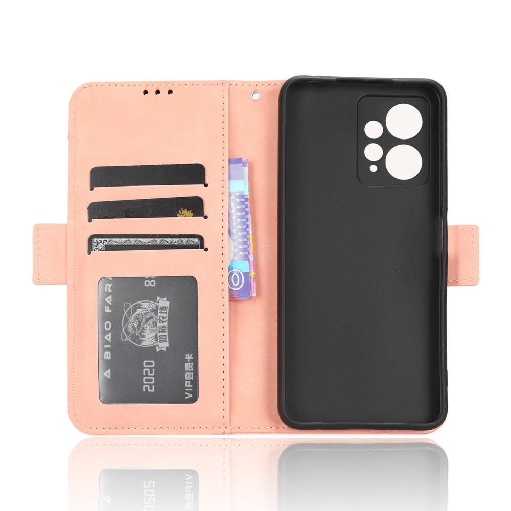  Xiaomi Redmi Note 12 4G Fodral Med Avtagbart Kortfodral Rosa