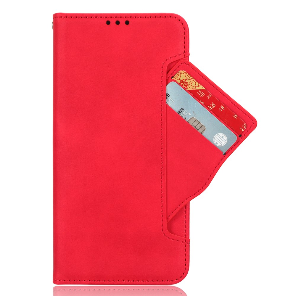  Xiaomi Redmi Note 12 4G Fodral Med Avtagbart Kortfodral Röd