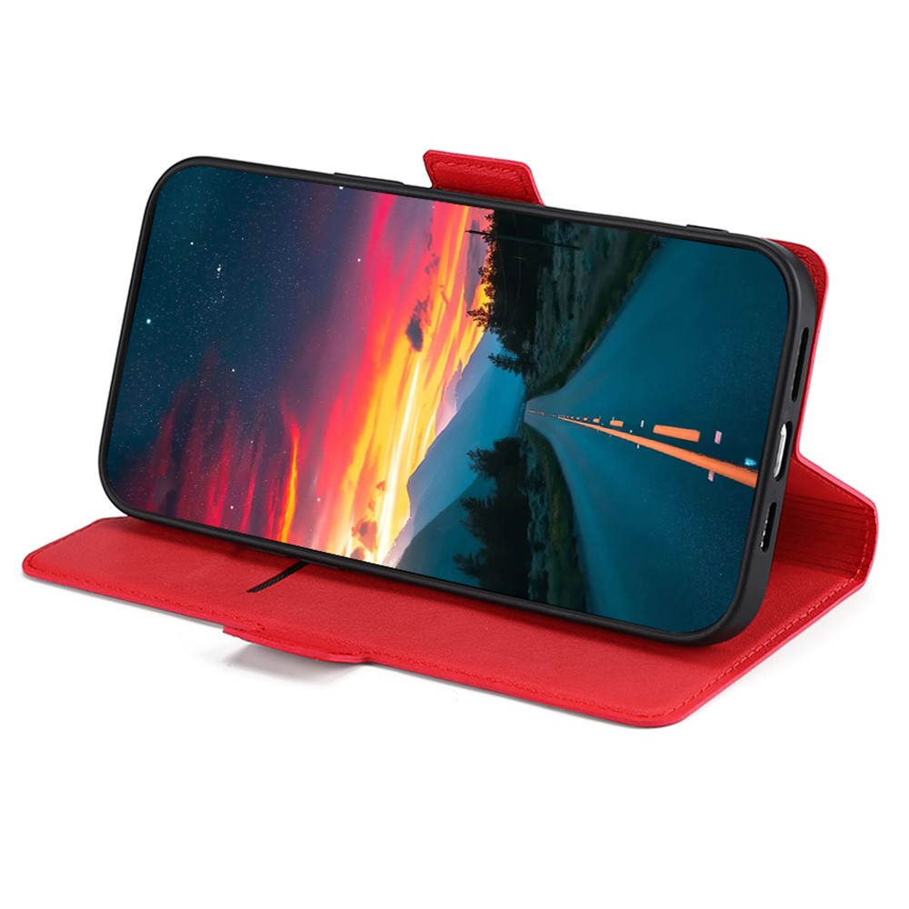  TCL 403 (2023) Fodral Slim Läder Röd