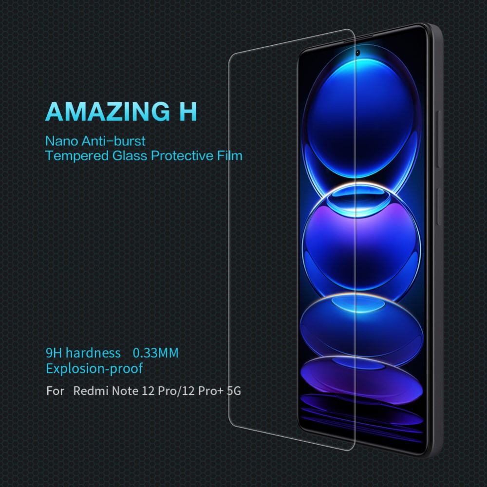 NILLKIN NILLKIN Xiaomi Redmi Note 12 Pro 5G Skärmskydd Heltäckande