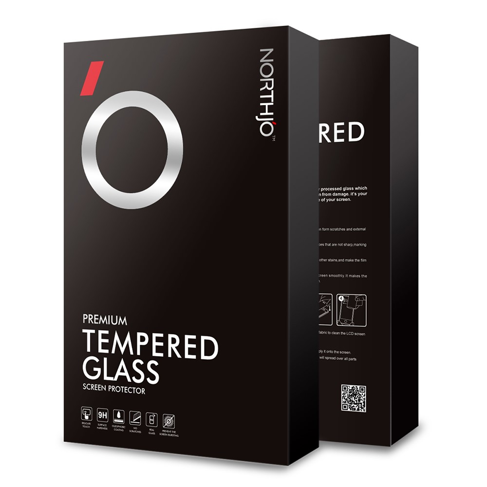 NORTHJO NORTHJO Nintendo Switch 2-PACK Skärmskydd Härdat Glas