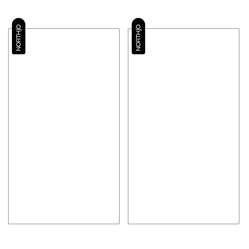 NORTHJO NORTHJO Nintendo Switch OLED 2-PACK Skärmskydd Härdat Glas