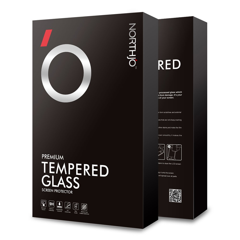 NORTHJO NORTHJO Nintendo Switch OLED 2-PACK Skärmskydd Härdat Glas