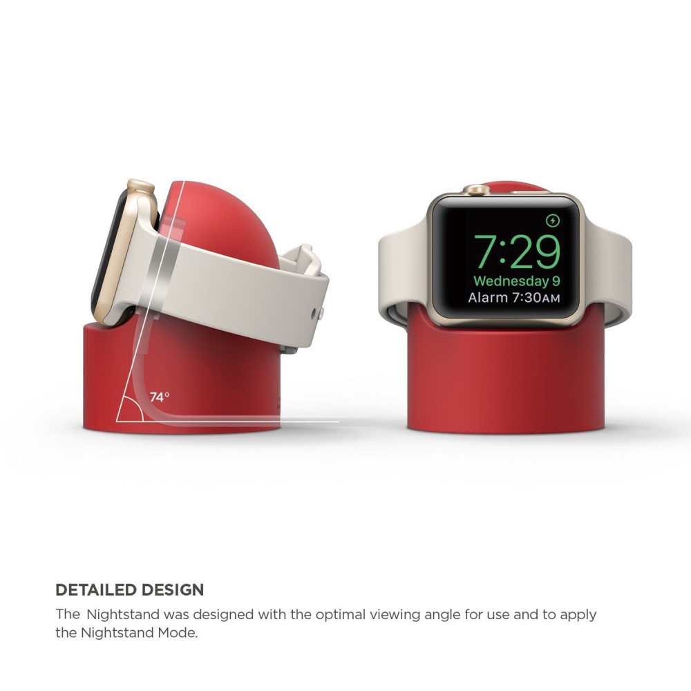  Apple Watch Silikon Stativ Röd