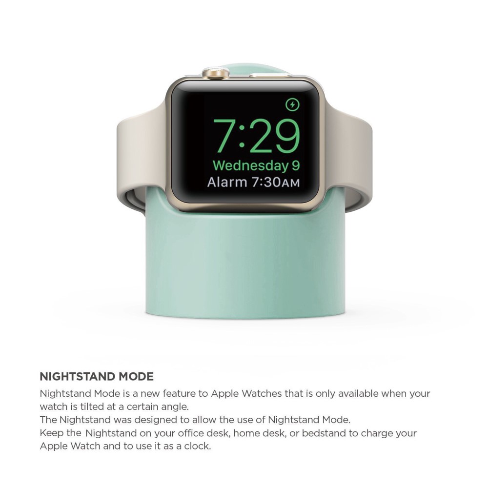  Apple Watch Silikon Stativ Grön