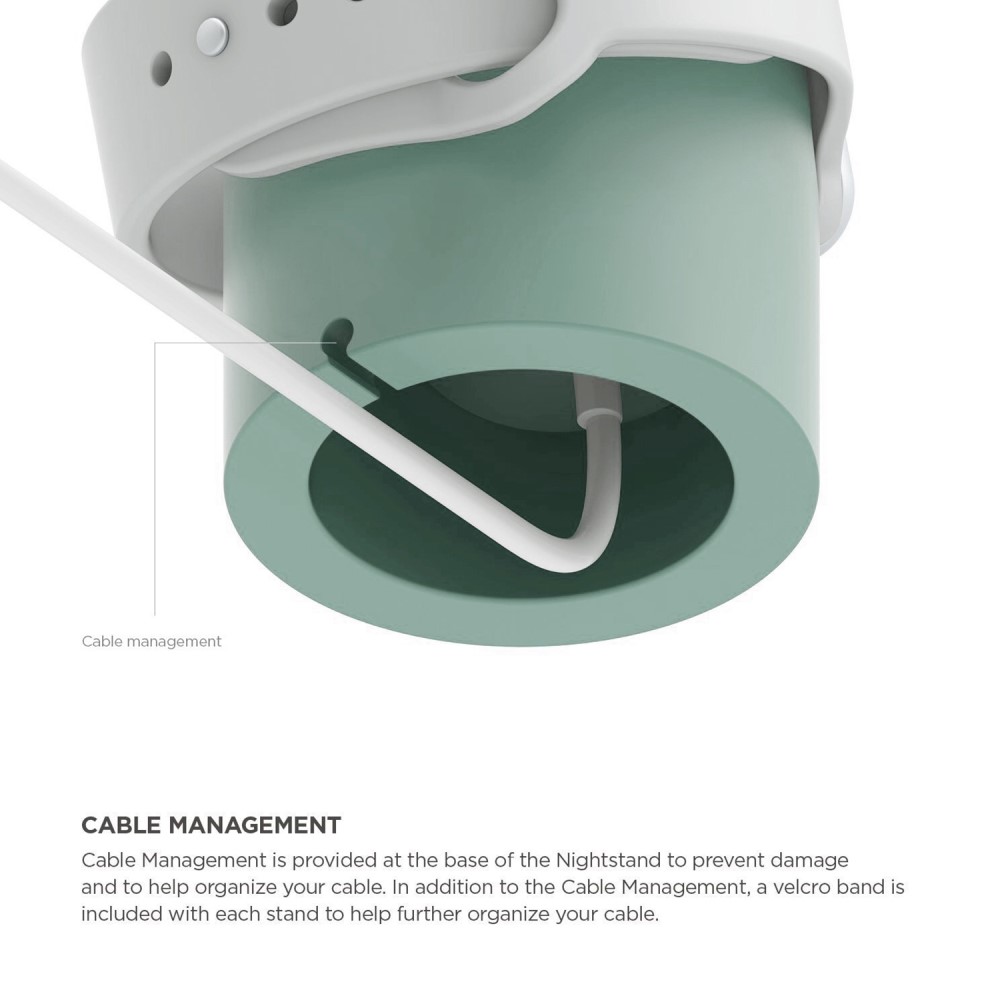  Apple Watch Silikon Stativ Grön