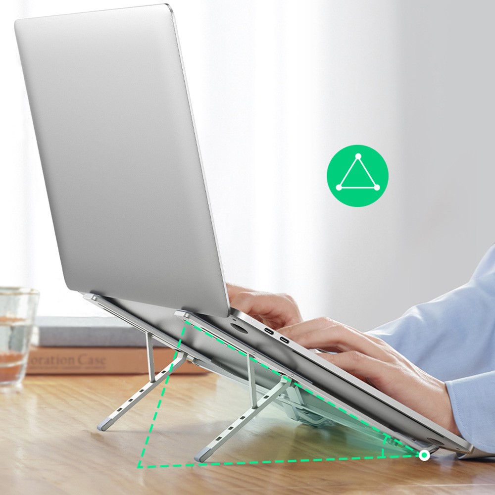 UGREEN UGREEN Justerbart Datorställ I Aluminium Silver