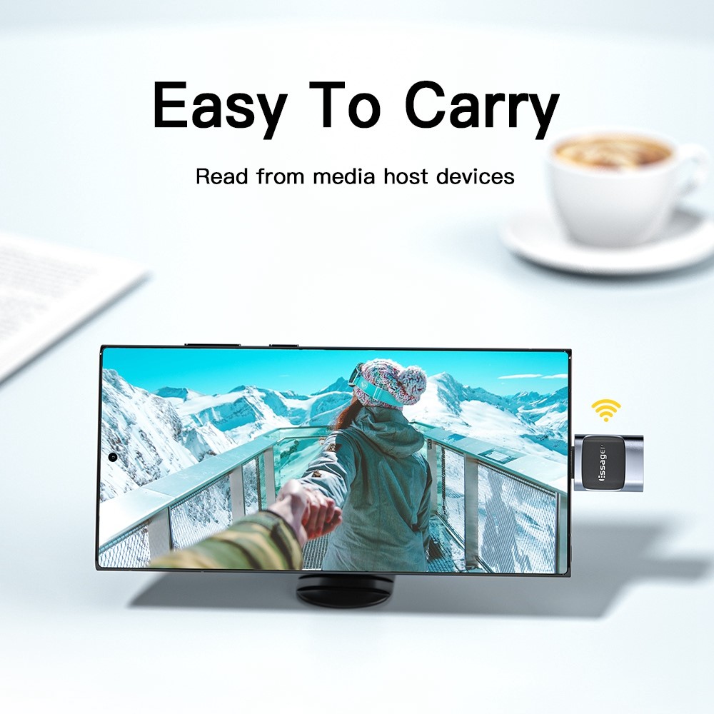 ESSAGER ESSAGER USB-C Hona till USB-A 3.0 Adapter, 5Gbps Blå