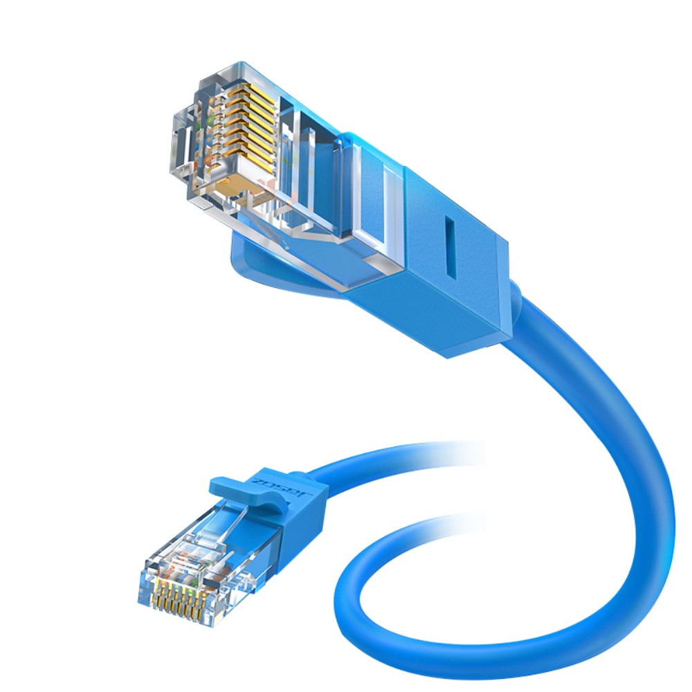 JASOZ JASOZ 1m Cat6 RJ45 UTP Nätverkskabel Blå
