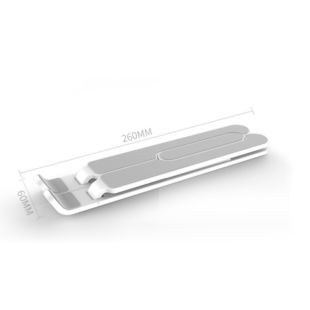  Vikbart Laptop Stativ, Justerbar Höjd Vit