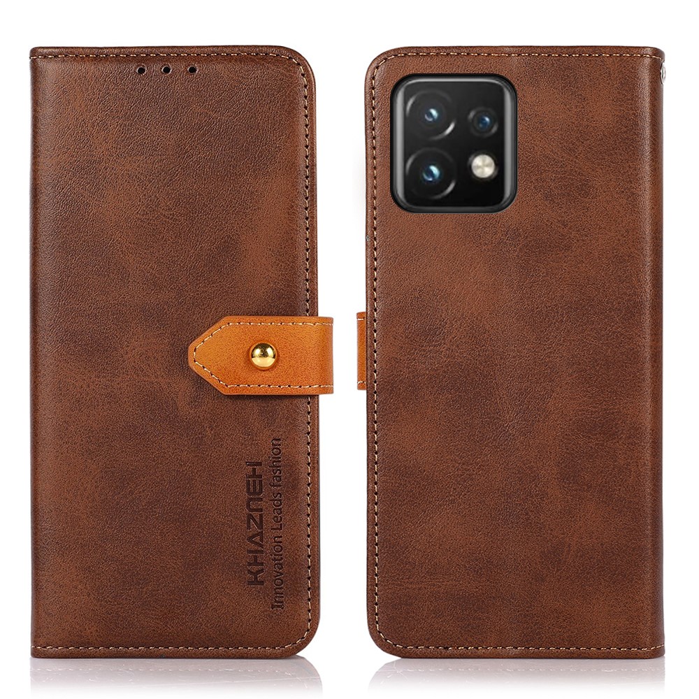 KHAZNEH KHAZNEH Motorola Edge 40 Pro 5G Fodral Dual-Color Brun