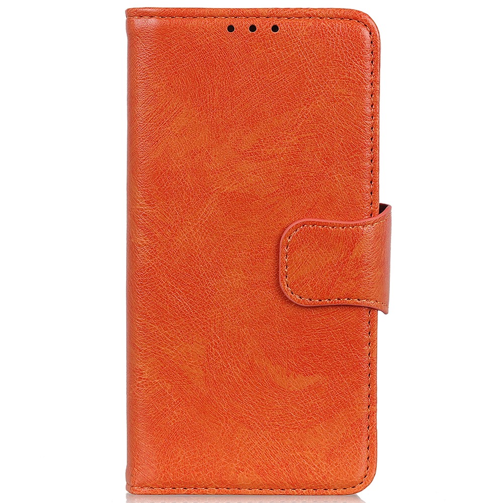 Motorola Edge 40 Pro 5G Fodral Split Läder Orange