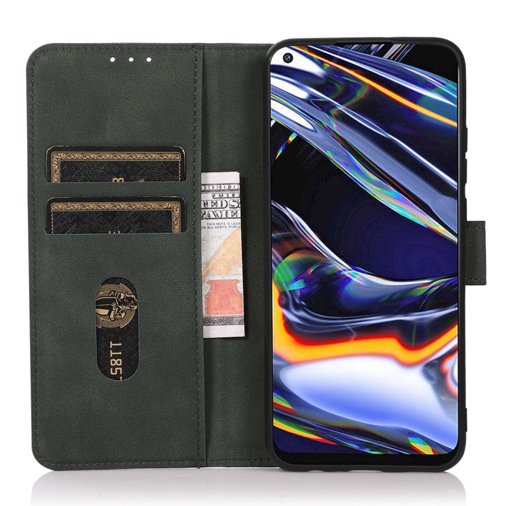 KHAZNEH KHAZNEH Motorola Edge 40 Pro 5G Fodral Retro Läder Grön