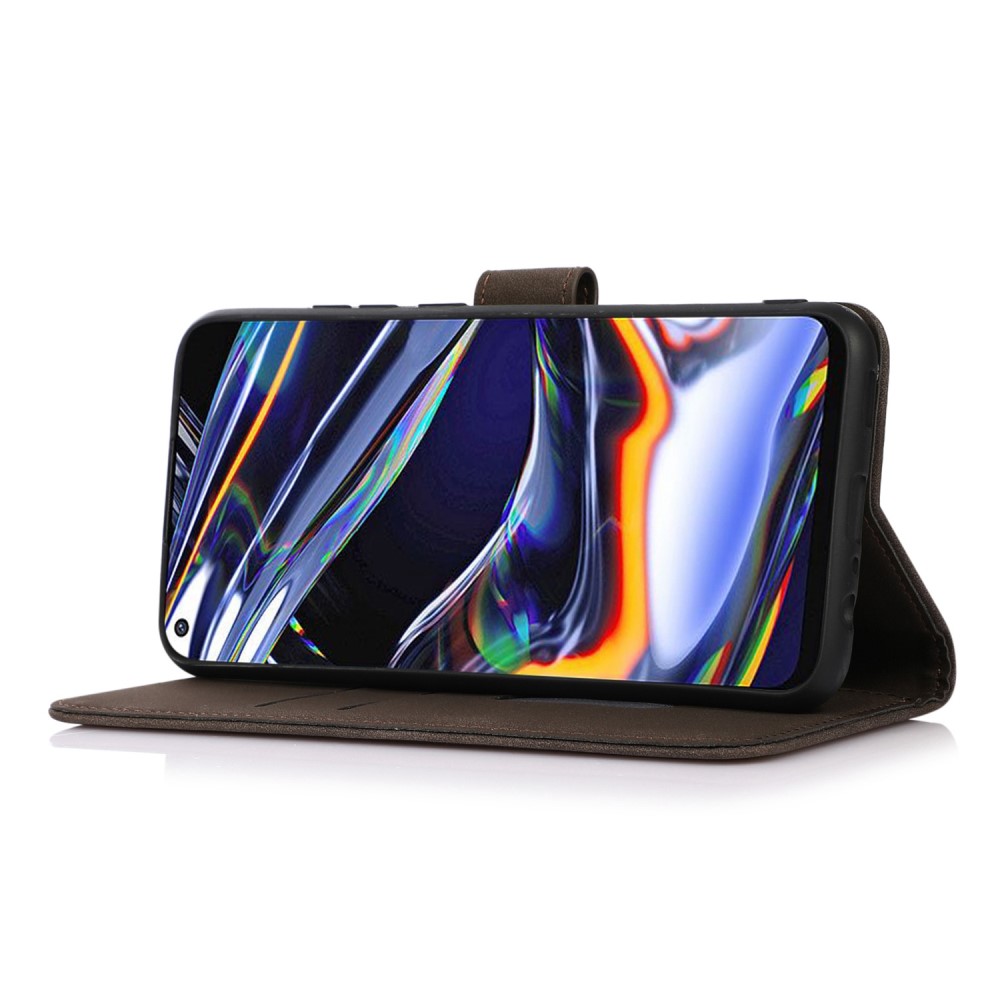 KHAZNEH KHAZNEH Motorola Edge 40 Pro 5G Fodral Retro Läder Brun