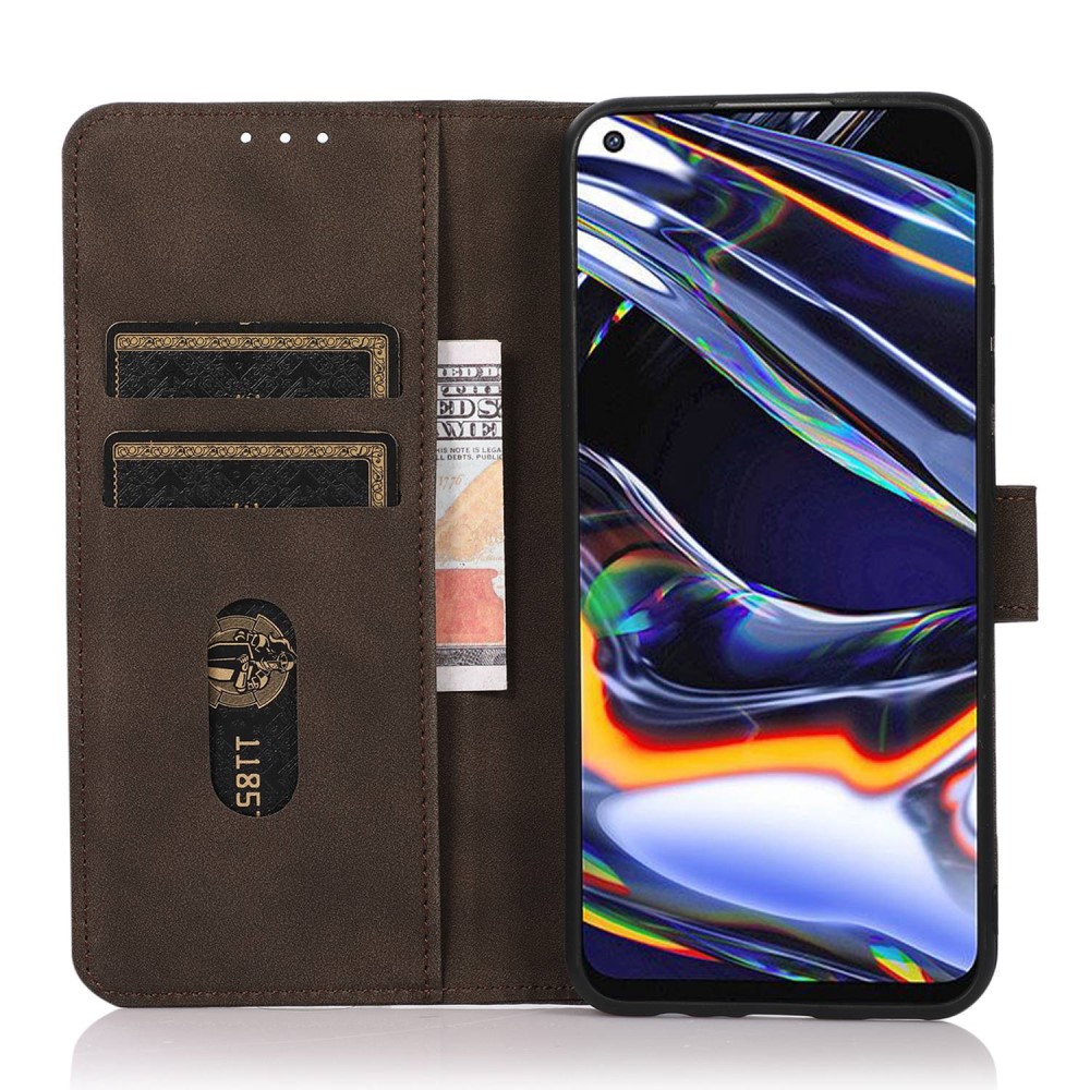 KHAZNEH KHAZNEH Motorola Edge 40 Pro 5G Fodral Retro Läder Brun
