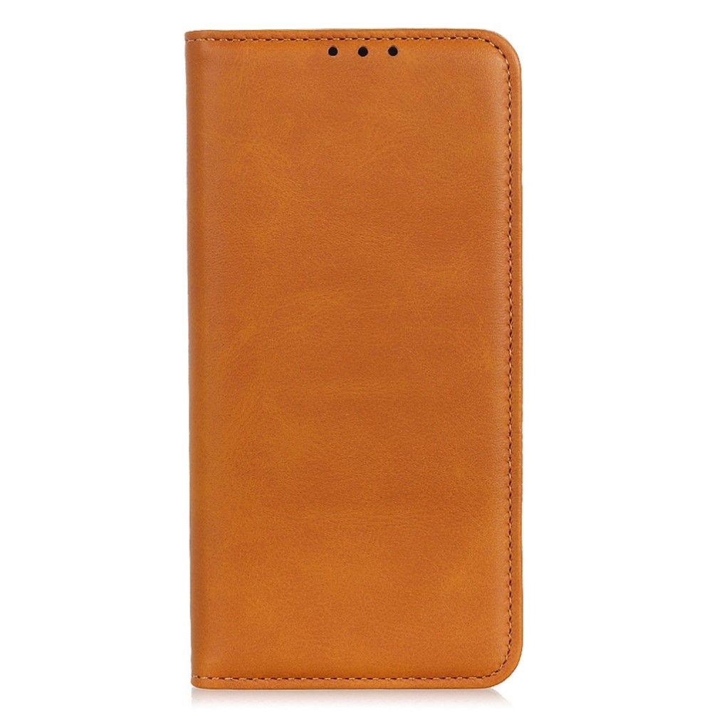  Motorola Edge 40 Pro 5G Fodral Flip Split Läder Brun