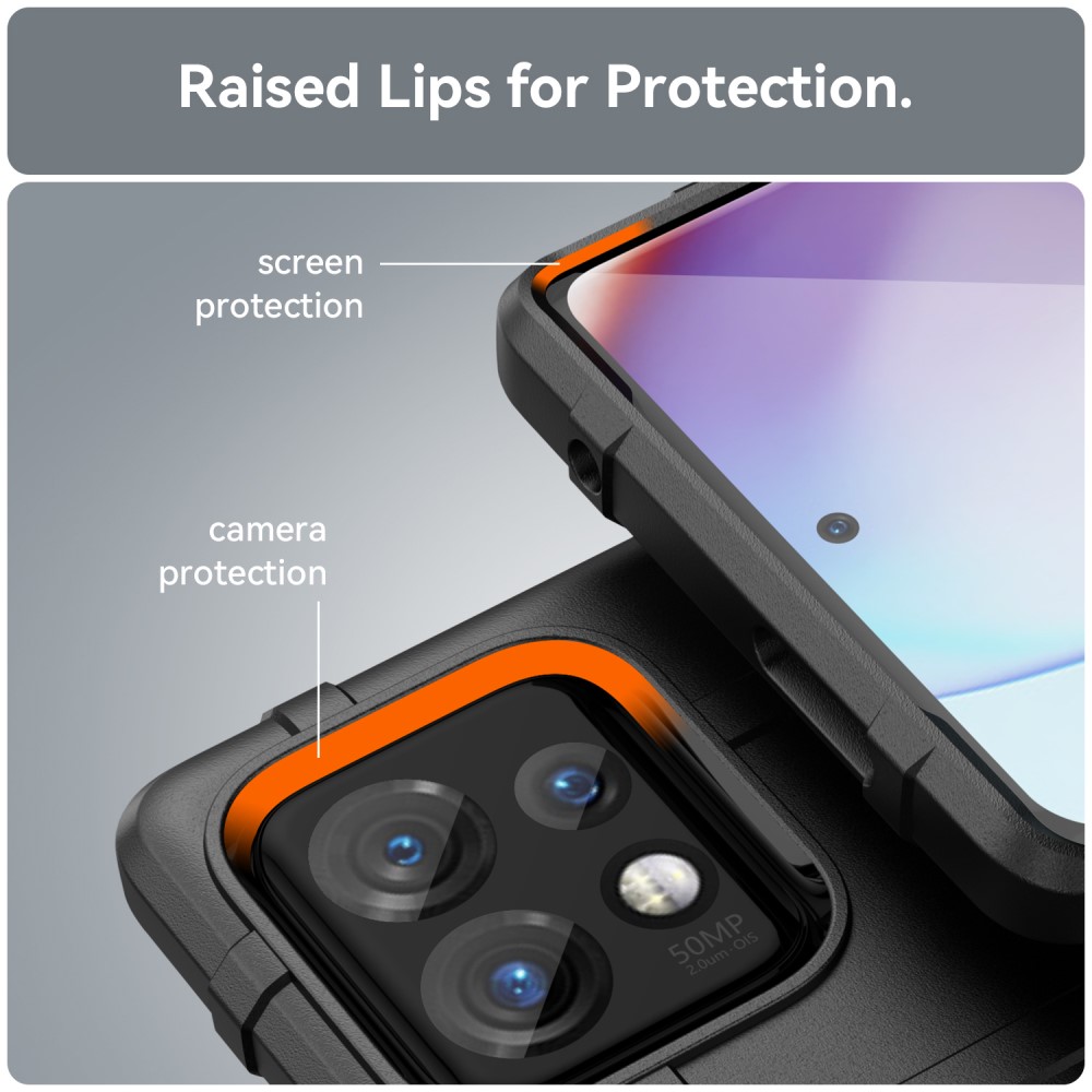  Motorola Edge 40 Pro 5G Skal Robust Svart