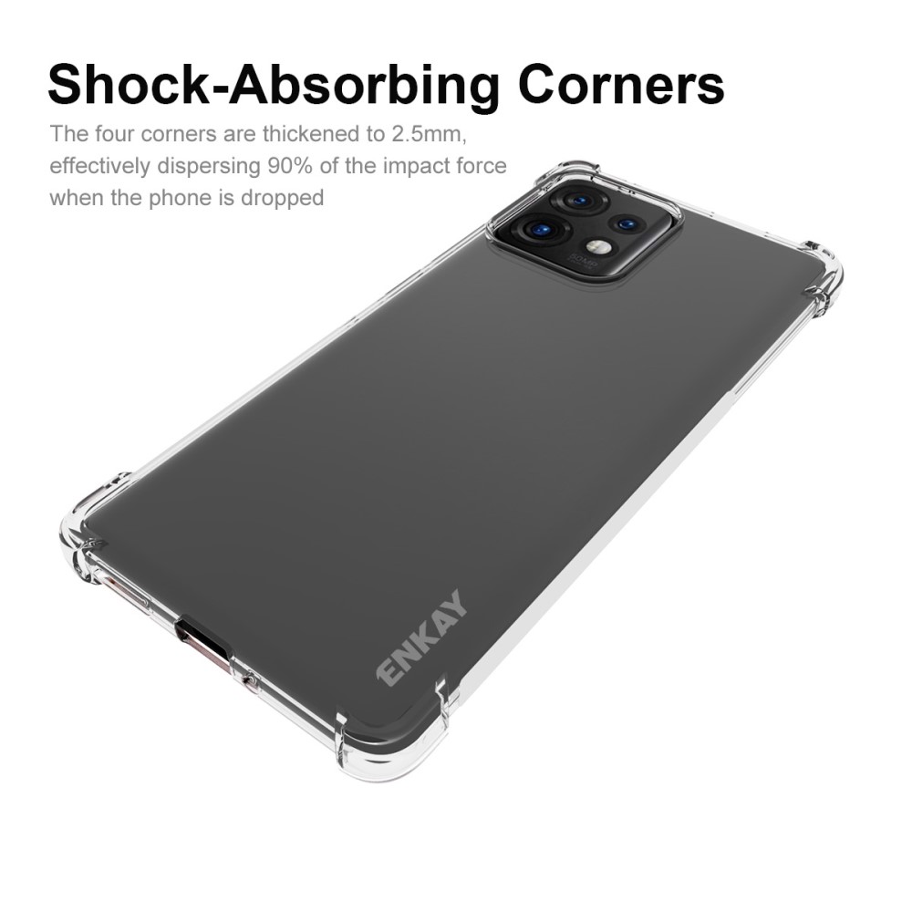 ENKAY ENKAY Motorola Edge 40 Pro 5G Skal Shockproof TPU Transparent