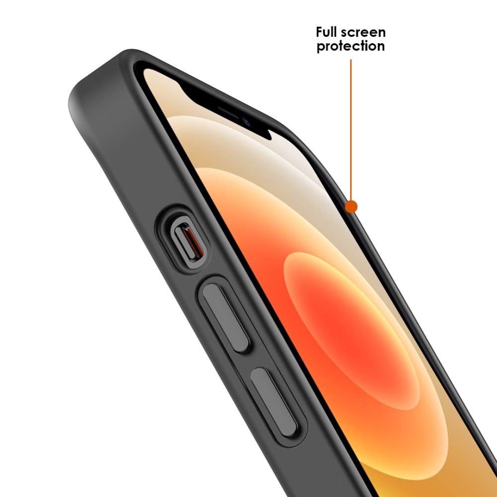  iPhone 12 Pro Max Skal MagSafe Hybrid Matt Svart