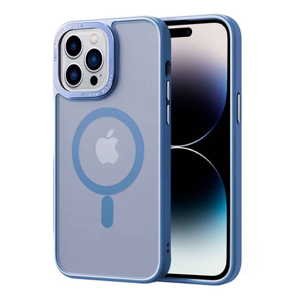 iPhone 14 Pro Max Skal MagSafe Hybrid Matt Baby Blue