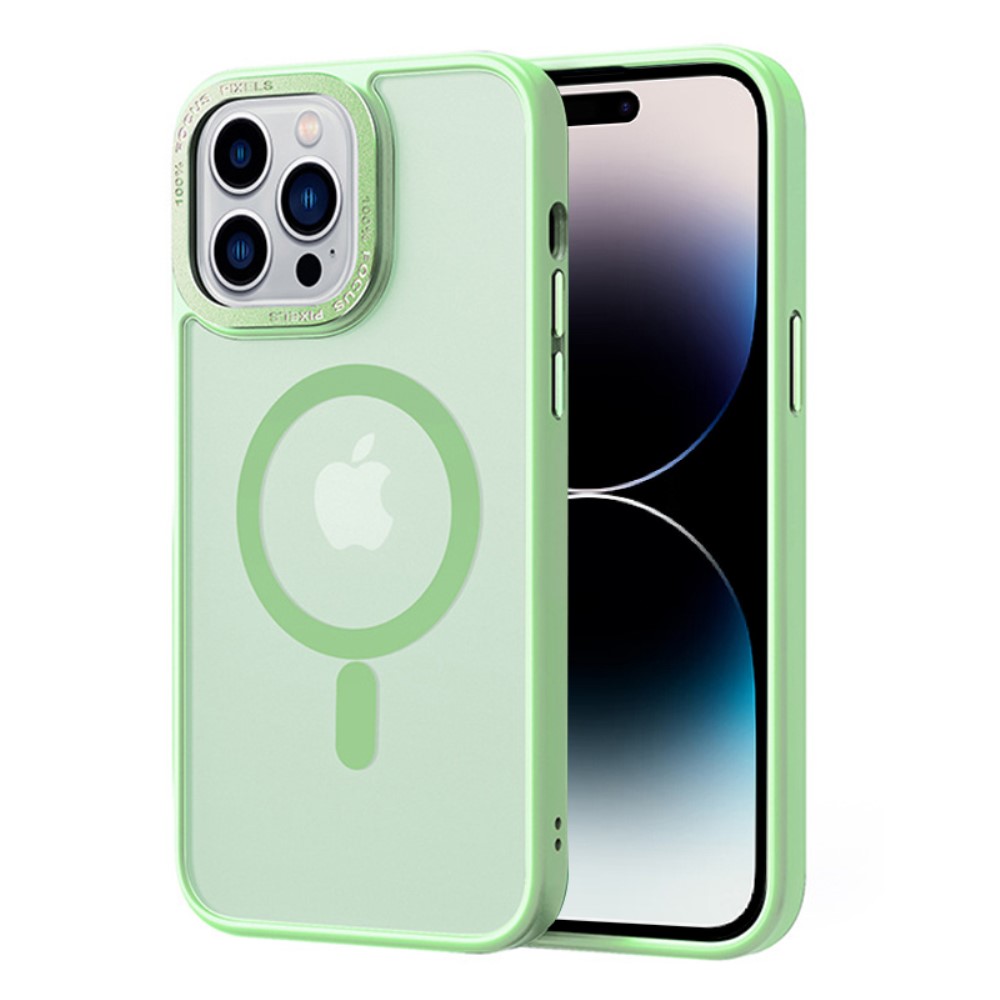  iPhone 14 Pro Max Skal MagSafe Hybrid Matt Matcha Green