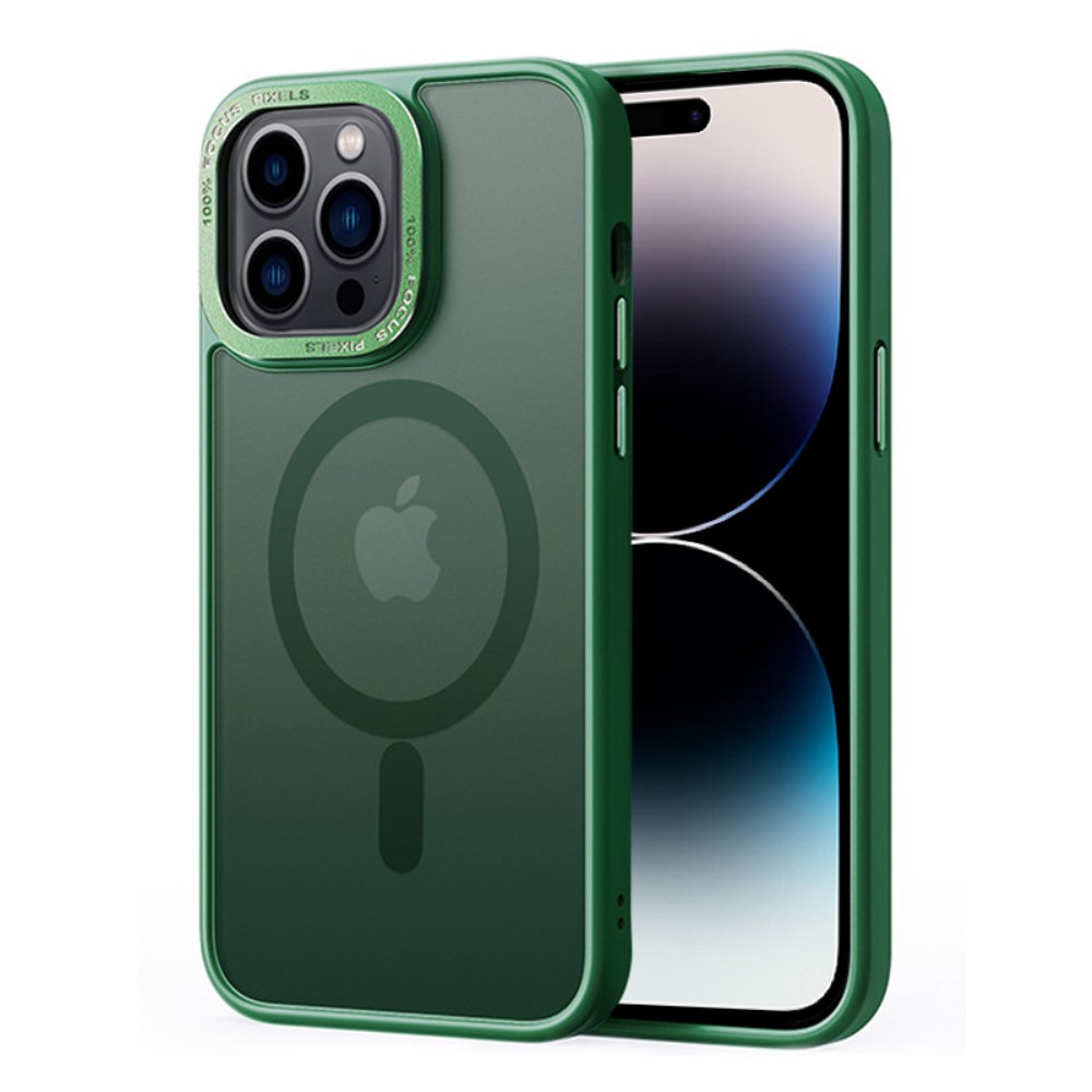  iPhone 14 Pro Skal MagSafe Hybrid Matt Grön