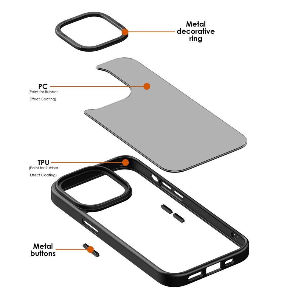  iPhone 14 Pro Skal MagSafe Hybrid Matt Lila