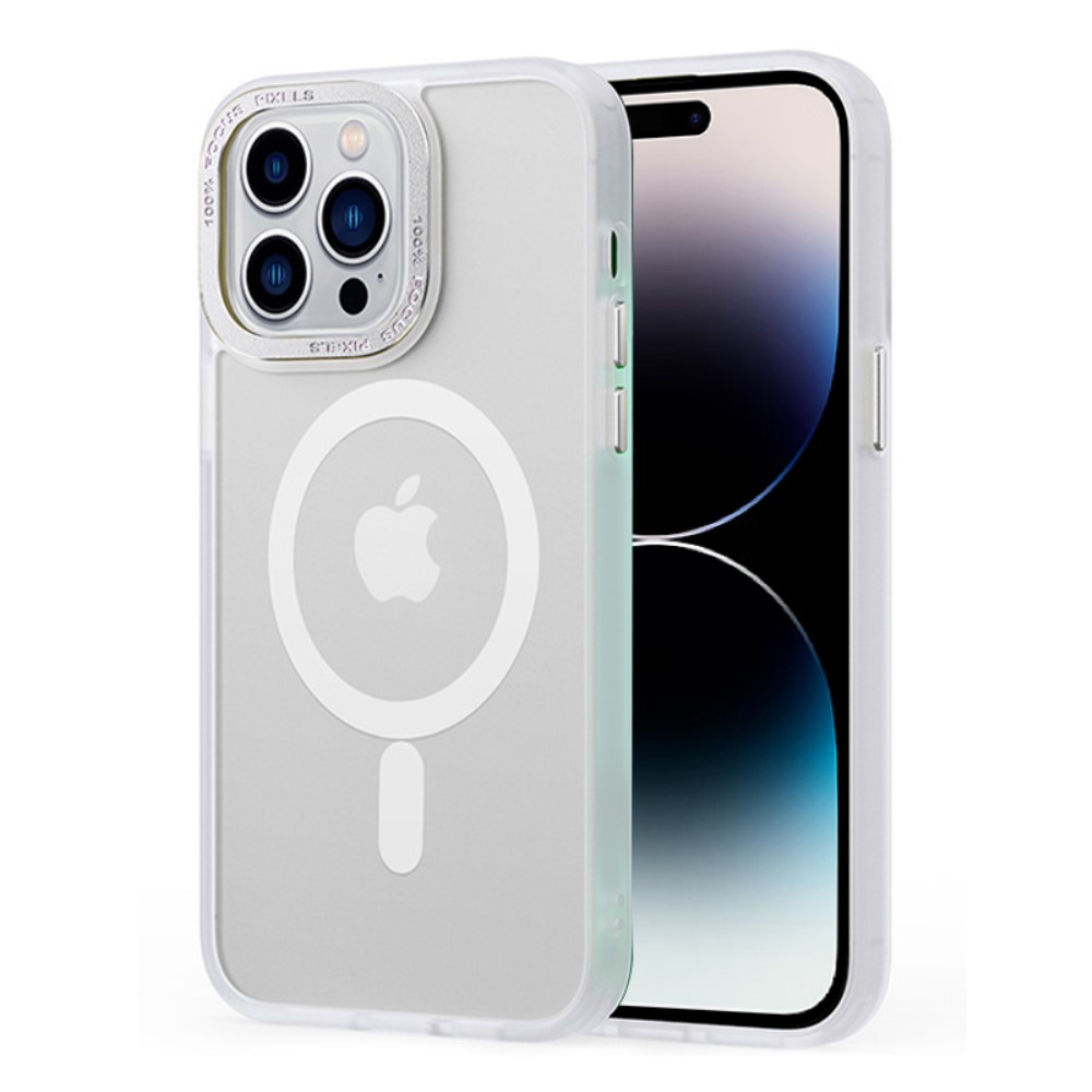  iPhone 14 Pro Skal MagSafe Hybrid Matt Vit