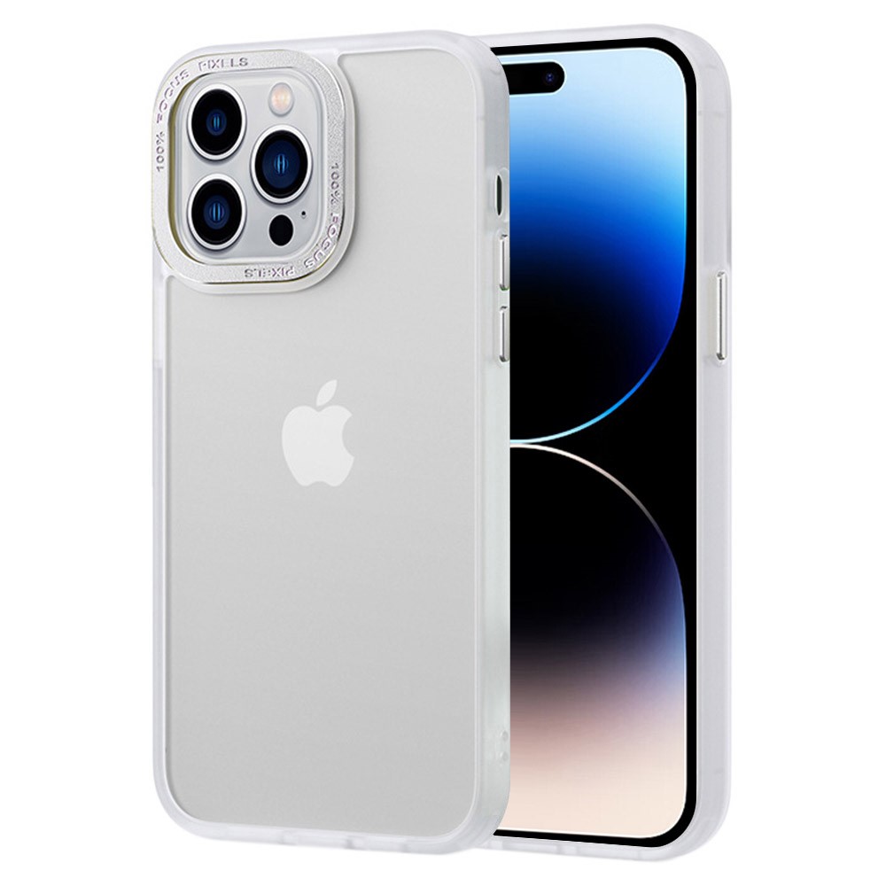  iPhone 14 Pro Max Skal Classic Hybrid Matt Vit