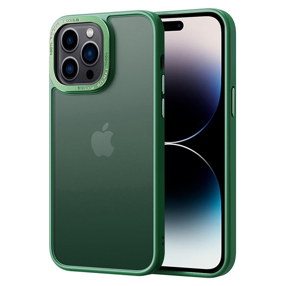 iPhone 14 Pro Max Skal Classic Hybrid Matt Grön