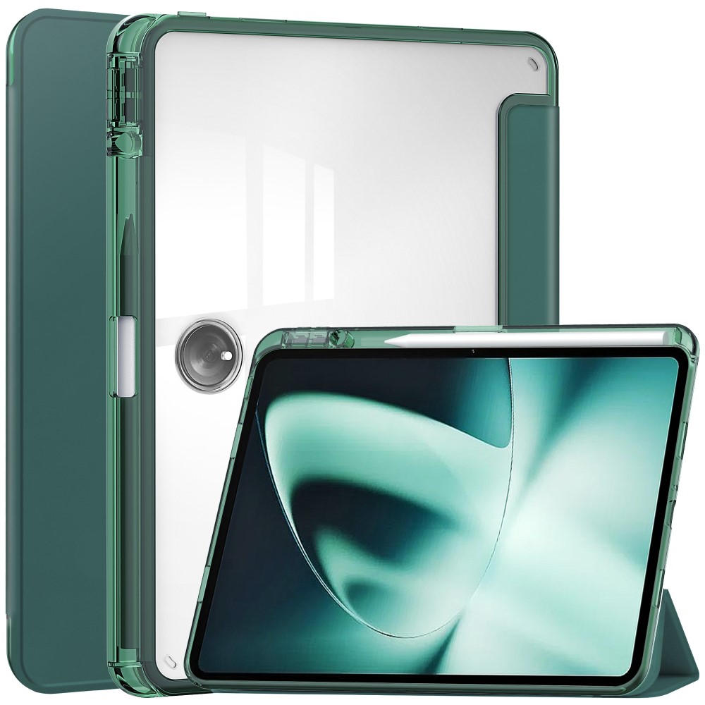  OnePlus Pad Fodral Hybrid Med Pennhållare Svartgrön