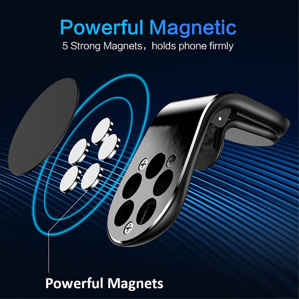  Magnetisk Mobilhållare För Ventil Silver
