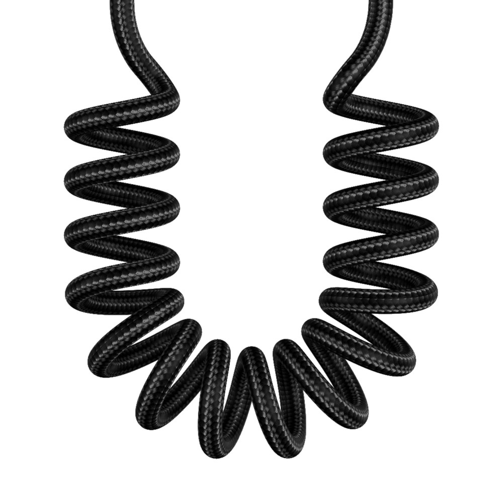 MCDODO Mcdodo 36W PD USB-C - Lightning Flexibel Nylonkabel Svart