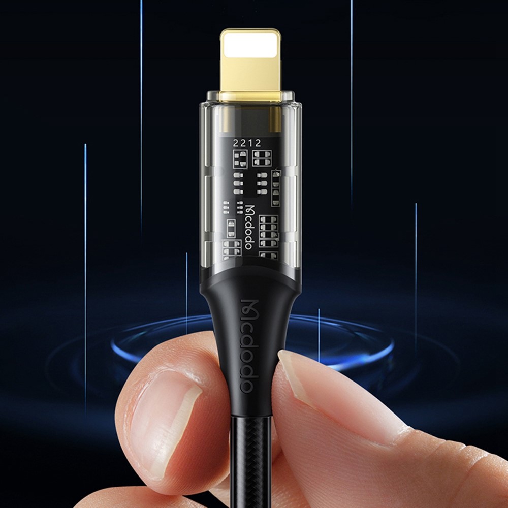 MCDODO Mcdodo 1.8m 36W PD USB-C - Lightning Kabel Svart