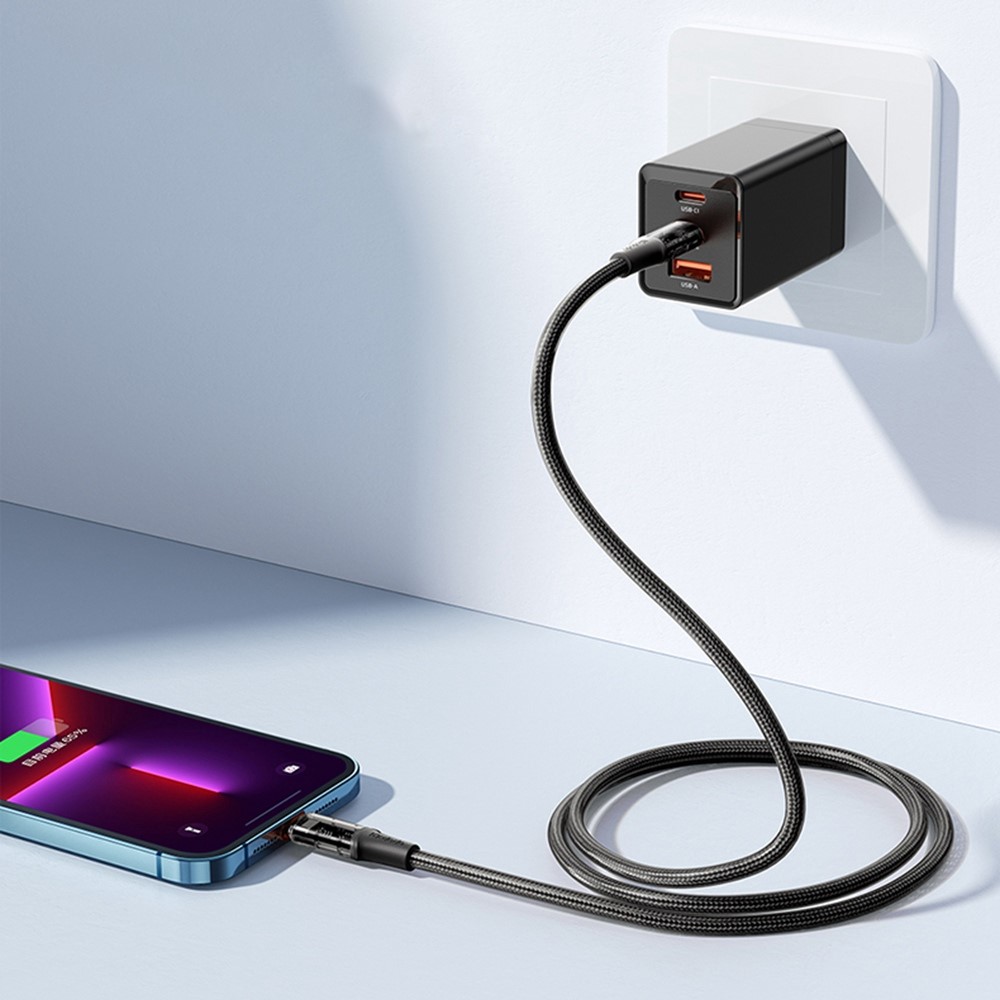MCDODO Mcdodo 1.8m 36W PD USB-C - Lightning Kabel Svart