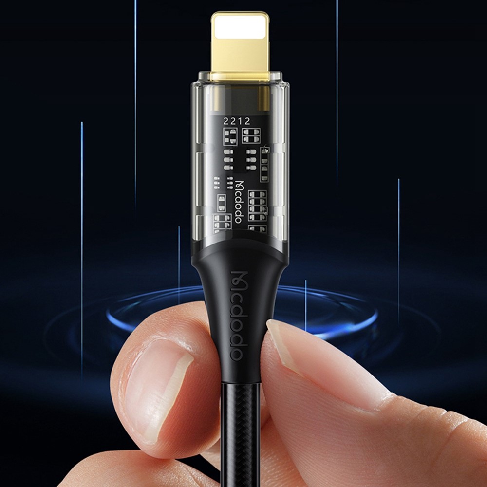 MCDODO Mcdodo 1.2m 36W PD USB-C - Lightning Kabel Svart