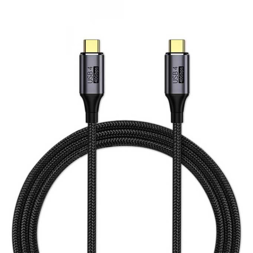  1.2m 100W Thunderbolt 3/4 Kabel USB-C - USB-C 8K/60Hz Svart