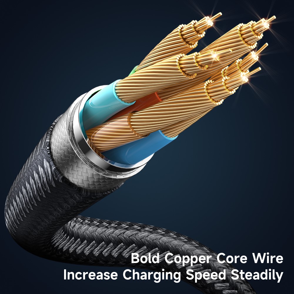MCDODO Mcdodo 1.2m 100W 6A USB-C Auto Off Kabel Svart