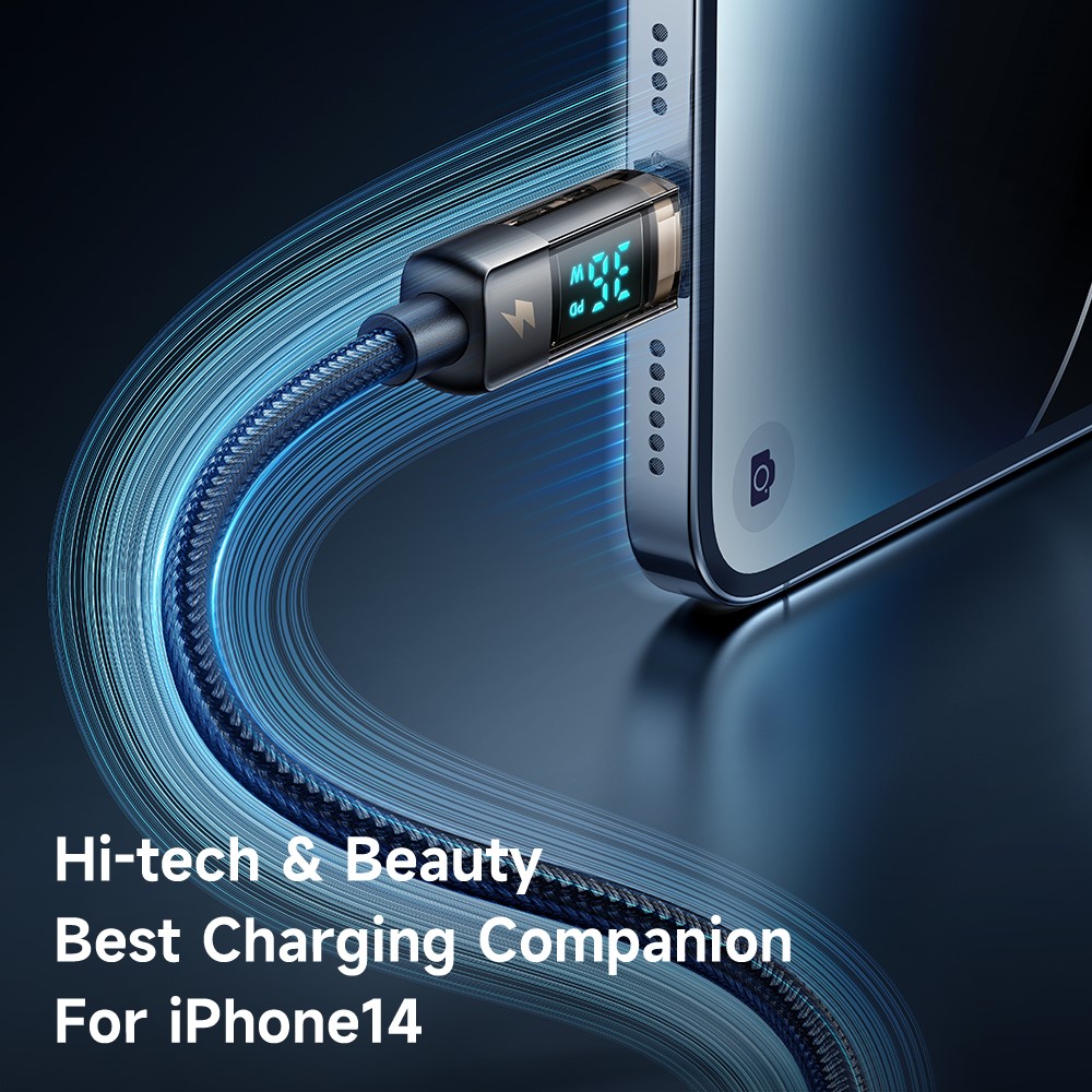 MCDODO Mcdodo 1.8m 36W PD USB-C - Lightning Auto Off Kabel Svart