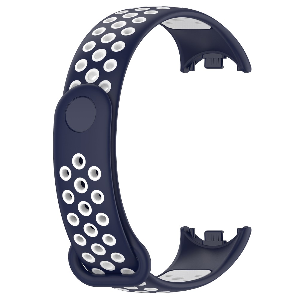  Xiaomi Smart Band 10/9/8 Träningsarmband Dual-Color Blå/Vit